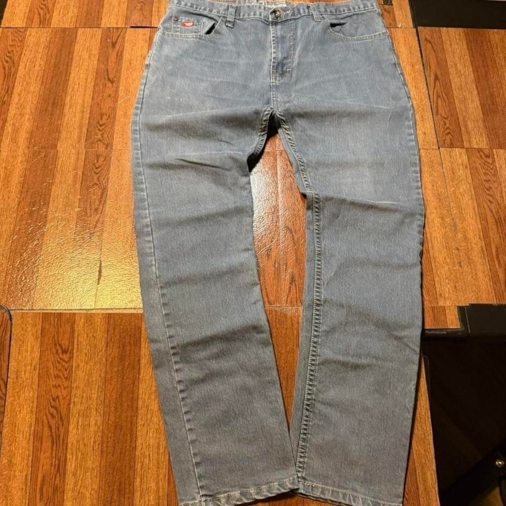 Diesel Blue Wash Regular Straight Slim Thavar Jean Pants 36